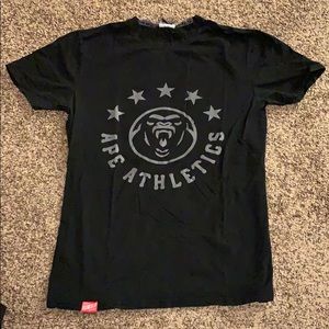 Men’s small Ape Athletics hyperfit t shirt black